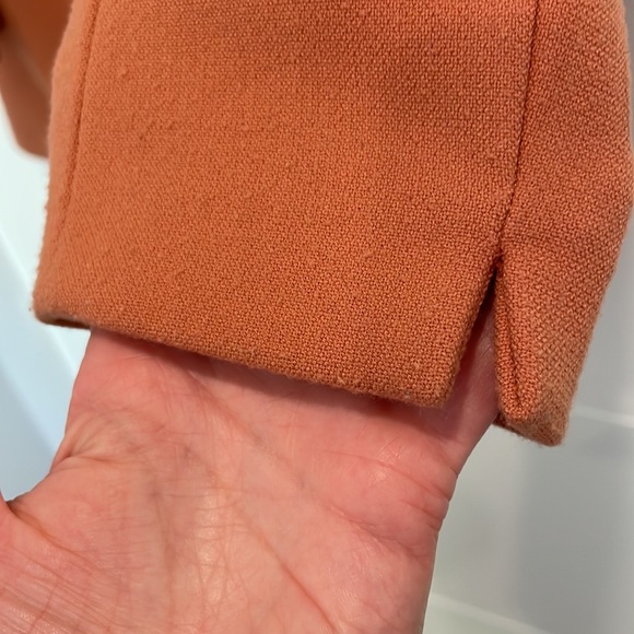 Zara Peach Puff Sleeve Swing Coat - Picture 9 of 9